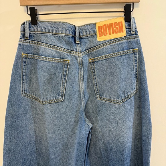 BOYISH The Jovi High Rise Rigid Ultra Relaxed Jeans Rio Bravo Blue - Picture 5 of 10